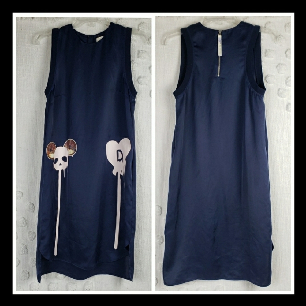 Dazzle Dazmone Navy Pop Mouse Art Dress